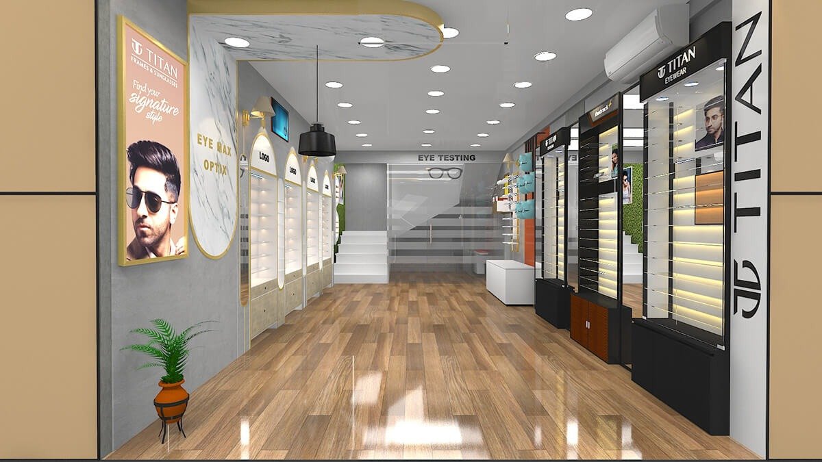 Optical shop design in Gurgaon 